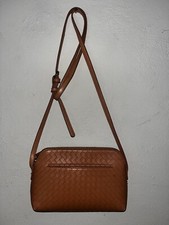 Universal Thread Zip Closure Crossbody Bag Sand Wove. Adjustable Strap