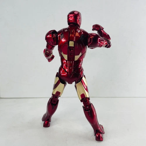 Marvel Avengers Iron Man Mark 3 MK3 Ironman Toy LED Light Action Figure Model image 12