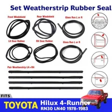 Weatherstrip Rubber Complete Set Fits Toyota Hilux RN30 RN40 LN40 Pickup 1978-83
