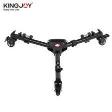 KINGJOY VX-600 Treppiede Flessibile Carrello 3 Ruote Fotografia Resistente Treppiede Gambe