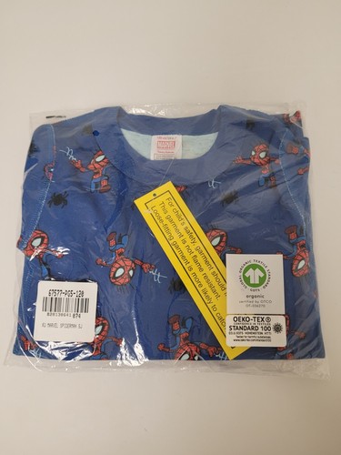 Marvel Spider-Man Kids 2pc. Short John Pajamas Set by Hanna Andersson - Picture 4 of 4