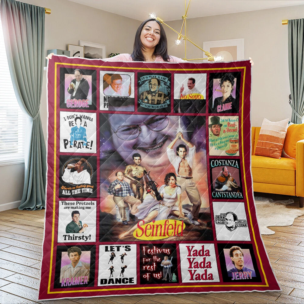 Seinfeld Blanket, Seinfeld TV Series Quilts Blanket Soft All Seasons
