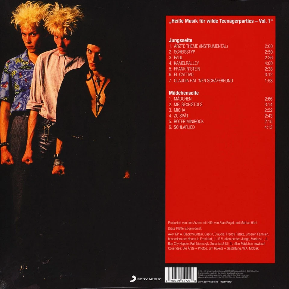 Die Ärzte - Debil (Vinyl LP - 1984 - EU - Reissue) - Bild 2 von 2
