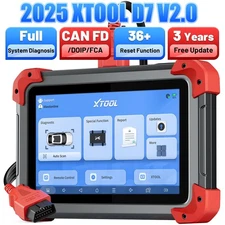 XTOOL D7 V2.0 Car OBD Scanner All System Diagnostic Tool Key Programming AutoVIN