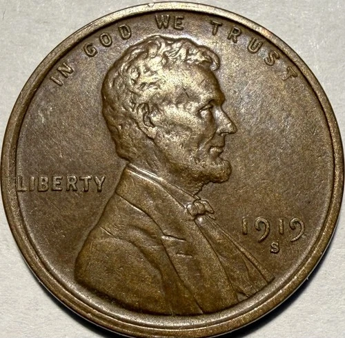 1919 S Lincoln Wheat Cent ~ VF - BD2078