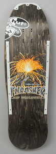 Huf x Thrasher skateboard deck Meltdown cruiser 9.375"