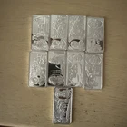 Silvertowne Silver Bullion Bar Lot of 8 - 1 oz Each, 8 oz Total
