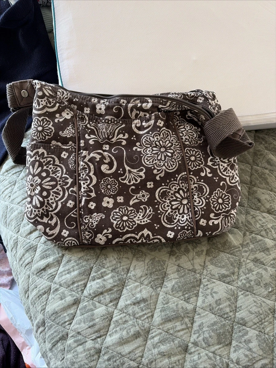 Black and grey Thirty-One Embroidered \