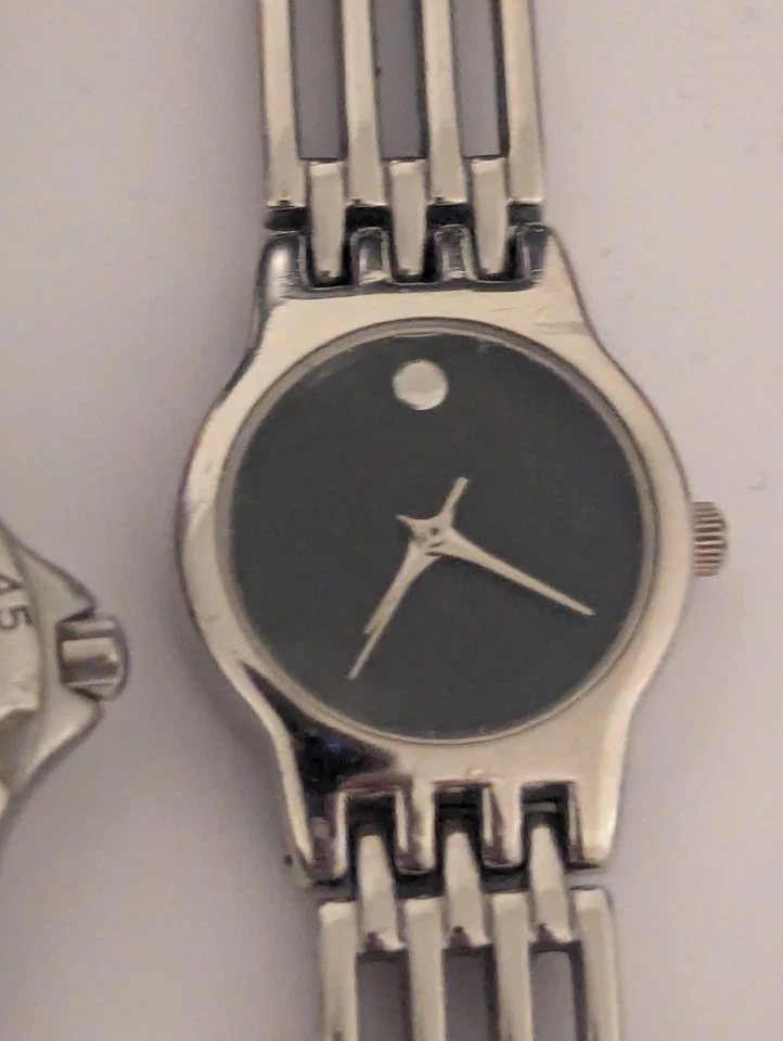 Reloj de buceo ESQ para mujer 27 mm esfera azul fecha redonda otro reloj misceláneo necesita baterías Foto 3 de 4