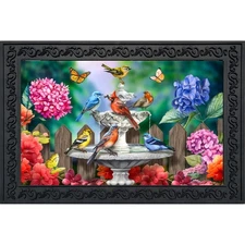 Briarwood Lane Spring Bath Birds Doormat