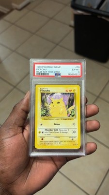 Pokémon TCG Pikachu Base Set 1999-2000 PSA 6 #58/102 Regular English