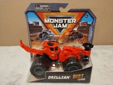 2024 Monster Jam Drilliam - Red-Dirt Squad True Metal Series 10 Spin Master Nice
