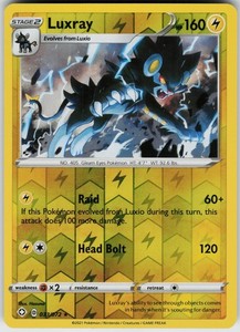 Luxray 062/192 Rebel Clash Reverse Holo