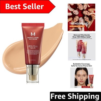 M Perfect Cover BB Cream No.25: Medium Shade with SPF 42 & Moisturizing Benefits