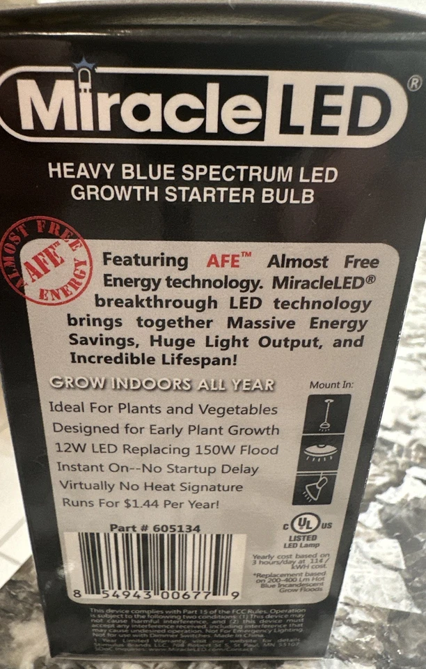 Miracle LED Heavy Blue Spectrum absolute daylight Ultra Grow Light Replaces 150W - Image 4 of 4