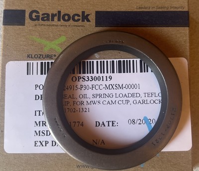 garlock klozure 21702-1321 Oil Seal Spring Loaded Teflon CRS  2.125 ID 2.875 OD