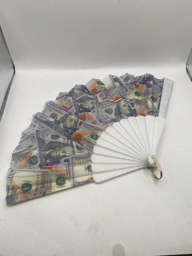 Hand Fans Foldable for Line Dancing Decorative Popping Big Money Fan Dance Music