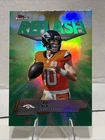 2025 Topps Finest Bo Nix Reflash Green Refractor /75 #RF-3 Broncos