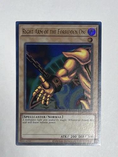 YuGiOh! TCG || Right Arm of the Forbidden One - LOB-EN122 - Ultra Rare
