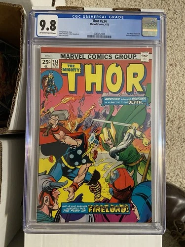 Thor #234 CGC 9.8 Off-White Pages To White Pages!  Great Grade To Collect!