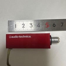 Audio-Technica AT-HS3 Red Universal Headshell Tested Working Japan Phono Part