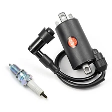 MOTO1988 Ignition Coil & Spark Plug Kawasaki Bayou 300 KLF300 1986-2004