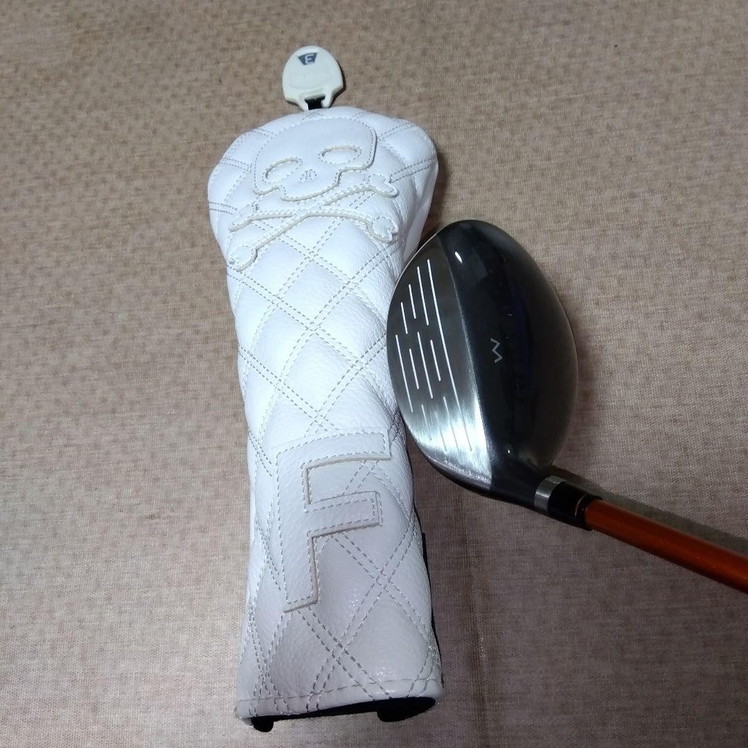 綺麗な状態 ダンロップMAXFLI POWERMAX 【３Ｗ・１５°】 Dunlop Maxfli Powermax 3W 15° Fairway Wood Silver Orange