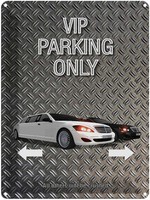 Blechschild 40X30 Cm Parken Vip Parking Only Deko Geschenk Metall Schild