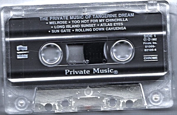 TANGERINE DREAM : The Private Music Of Tangerine Dream - Tested Cassette (1992) - Image 2 of 3