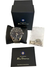 Ben Sherman Men's Stainless Steel Wristwatch Water Resistant Metal Band