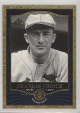 2001 SP Legendary Cuts Frankie Frisch #13 HOF 1u6