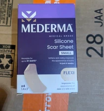 Mederma Daily Use Silicone Small Scar Sheet - 4 Count exp 02/2028