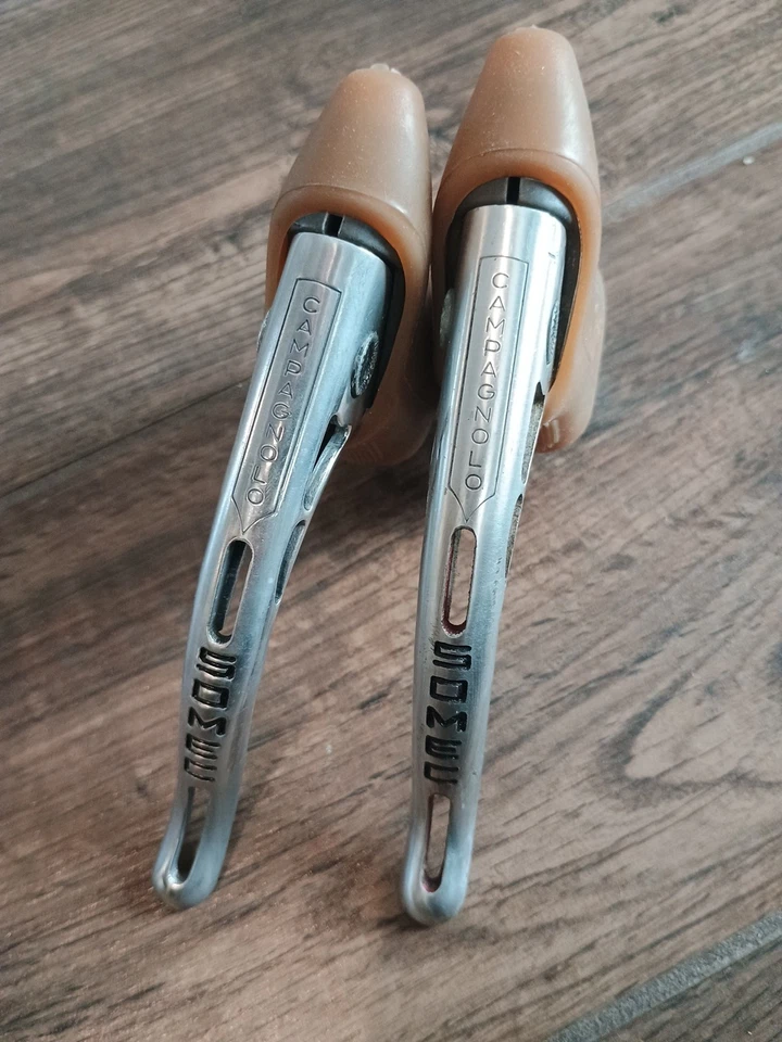 Vintage Leve Freni Campagnolo Record Brake Levers panto Somec VVGC - Immagine 2 di 4