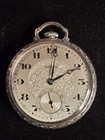 ANTIQUE GRUEN POCKET WATCH SEMI-THIN 754 10S 15 JEWEL ORNATE CASE CIR.1901