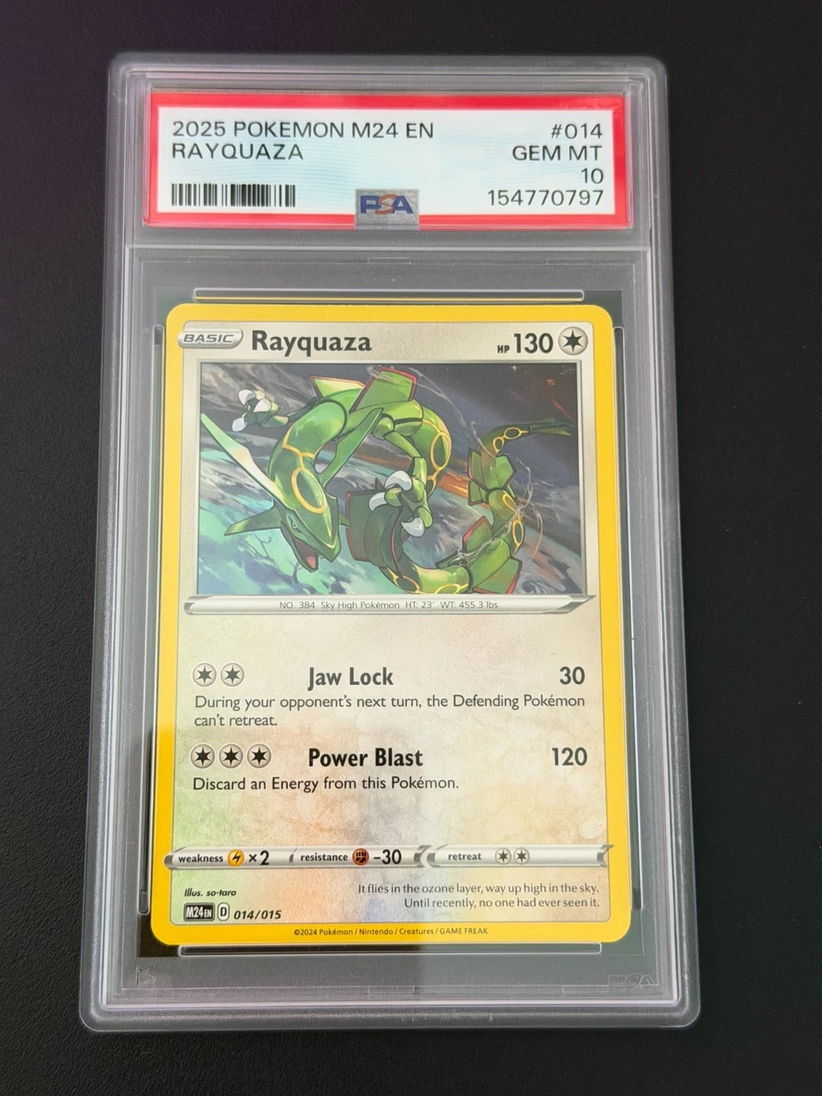 Rayquaza Pokémon TCG Professional Sports Authenticator (PSA) Grade