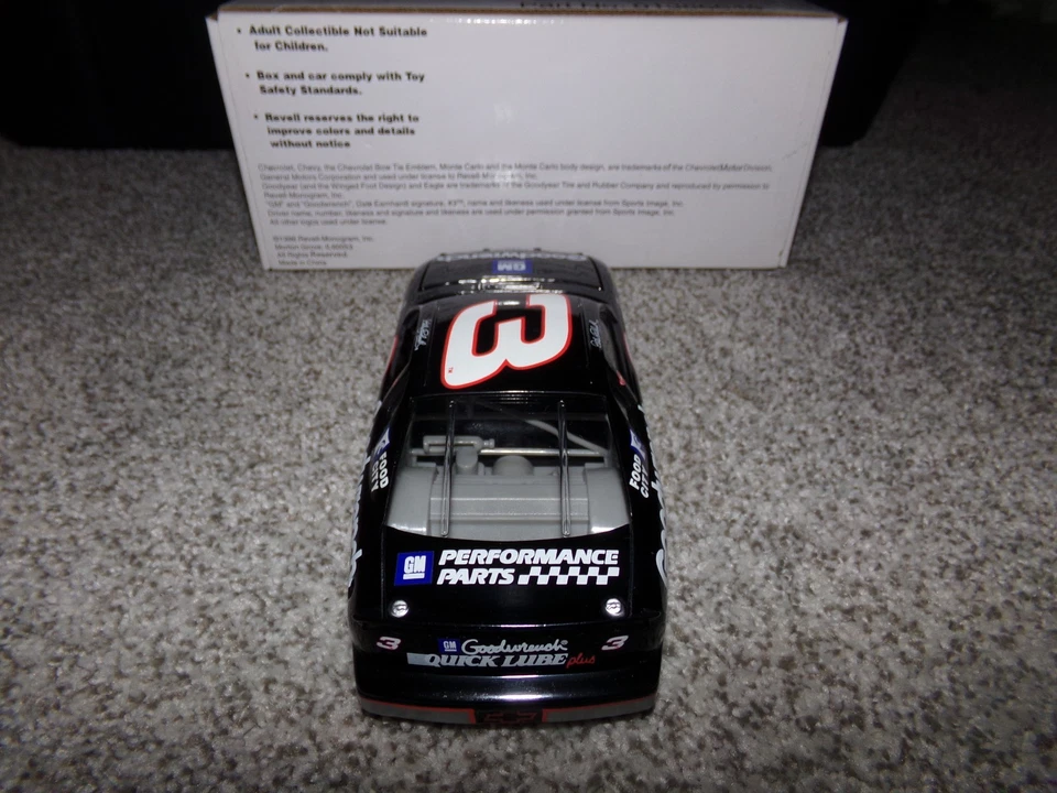 1/24 DALE EARNHARDT SR #3 GM GOODWRENCH SERVICE 1996 REVELL NASCAR DIECAST - Image 4 of 4