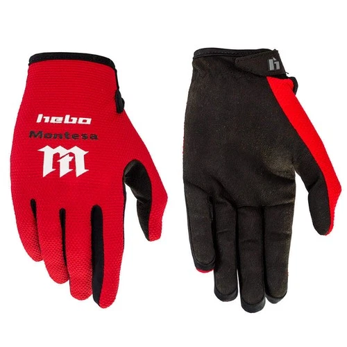 Hebo Trials Glove Montesa Red