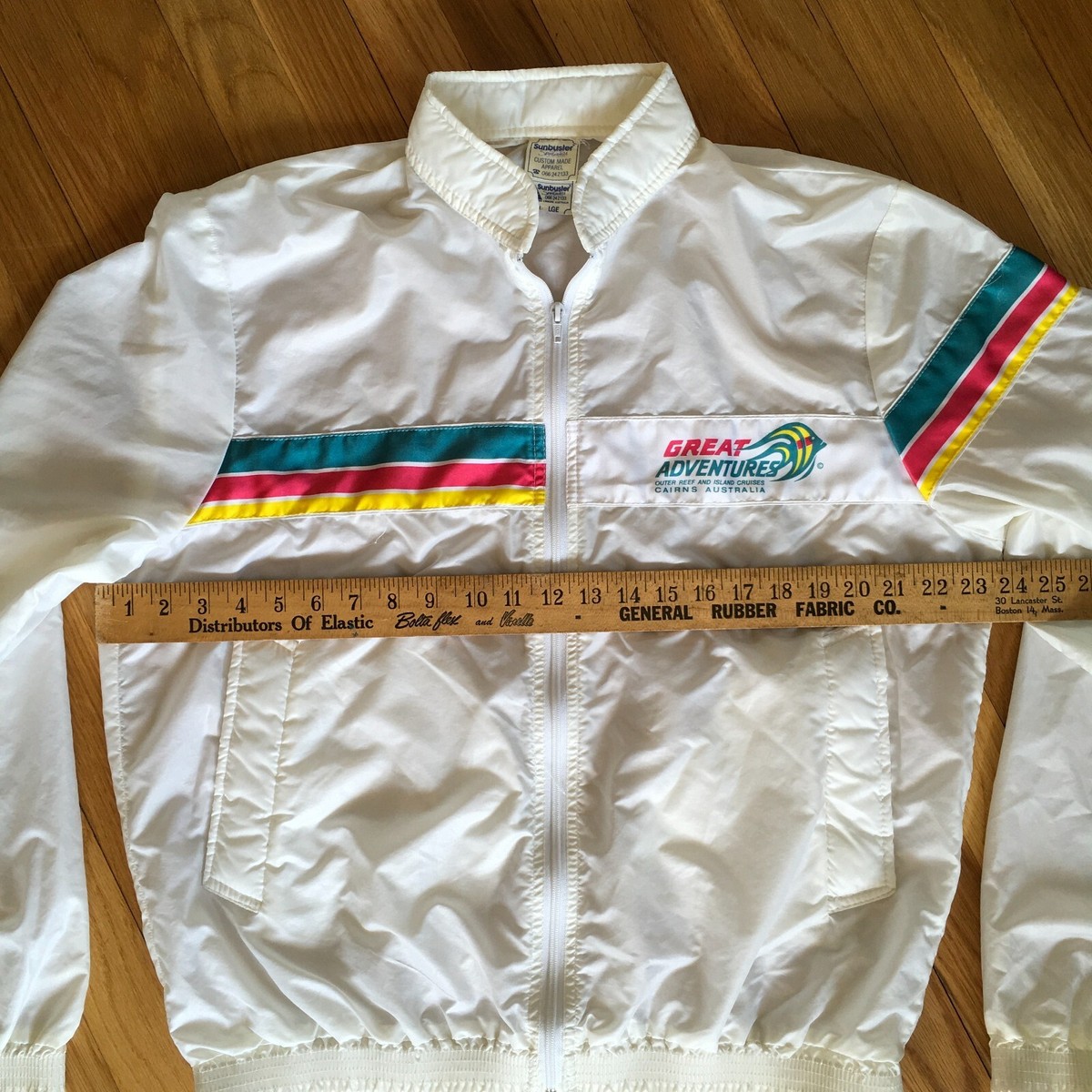 123専用ページ VTG 80s Sunbuster Windbreaker Zip Jacket Australia Cairns Reef