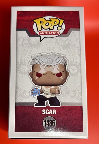 Funko POP! CICATRIZ Fullmetal Alchemist Brotherhood #1486 (brilla en la oscuridad) - Imagen 5 de 7
