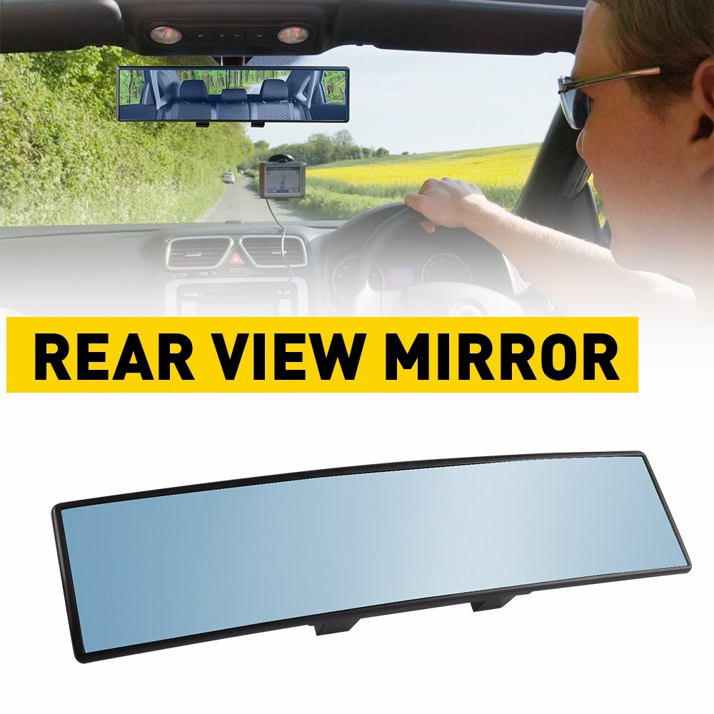 Interior Rear Mirror View 300mm Anti-glare Convex Car Panoramic Wide Angle