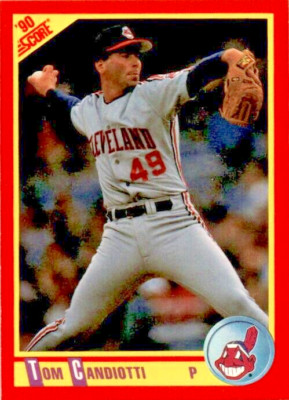 1990 Score #269 Tom Candiotti Pitcher Cleveland Indians FREE