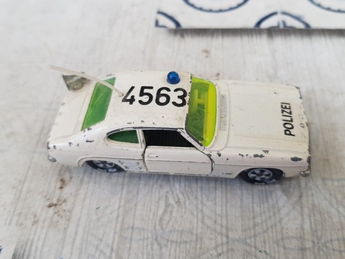 K-46: siku 1316 Autobahn Streifenwagen Ford Capri cremeweiss - Bild 2 von 5