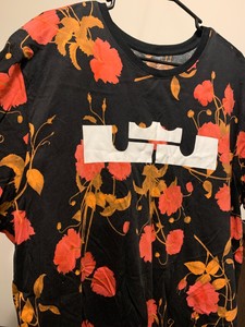 lebron james flower shirt