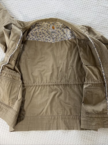 Carhartt WJ025 DOT Women's Voyager Light Weight Jacket Size X-Large 16-18Khaki - Picture 9 of 13