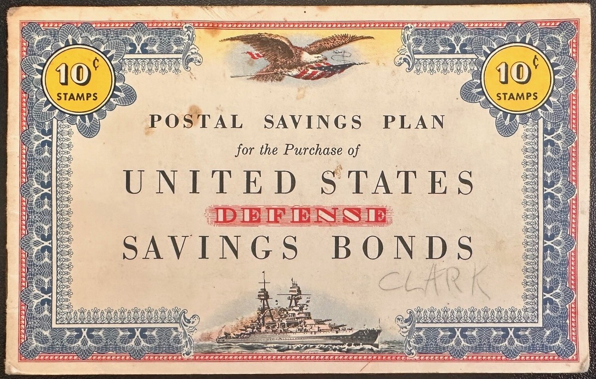 US W57(2) in Postal Savings Booklet (Form PS333-10A); Savings