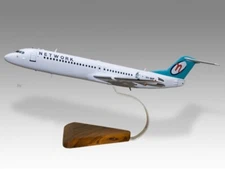 Fokker 100 Network Aviation Desk Wood Airplane New Model Small Scale 1/100