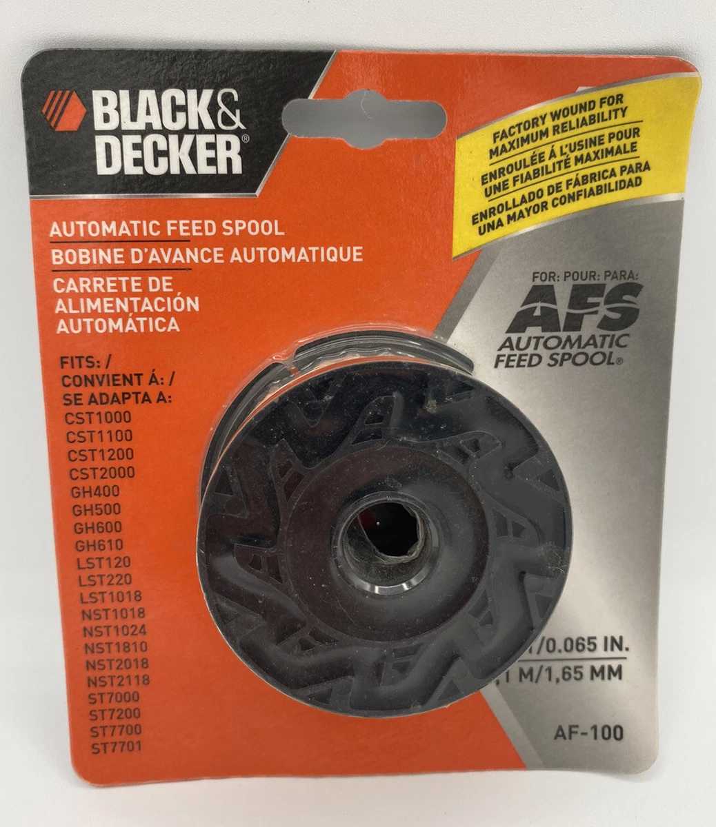 Black & Decker Replacement Spool and Line, 30' / 0.065 Line AF-100