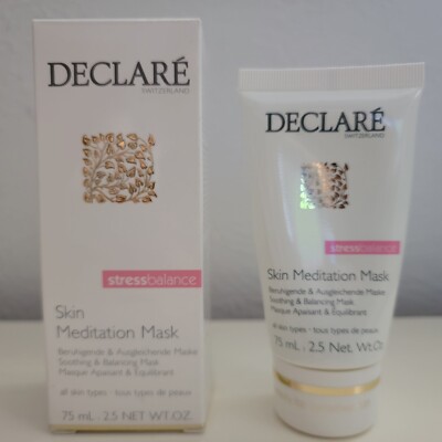 DECLARE Stress Balance Skin Meditation Mask Soothing SRC Complex 2.5 oz New