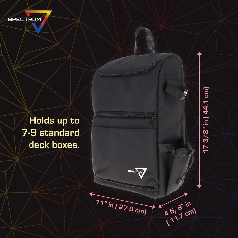 BCW Trading Card Backpack Holds 7–9 Deck Cases or Boxes Playmat Strap ...
