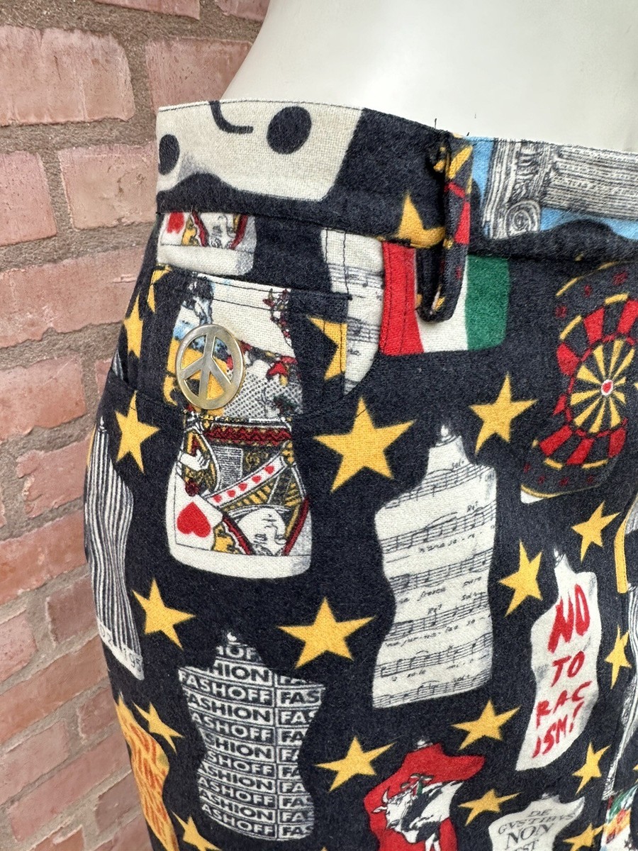 90s MOSCHINO EMBROIDERY SUEDE SKIRT レザー $_12.JPG?set_id